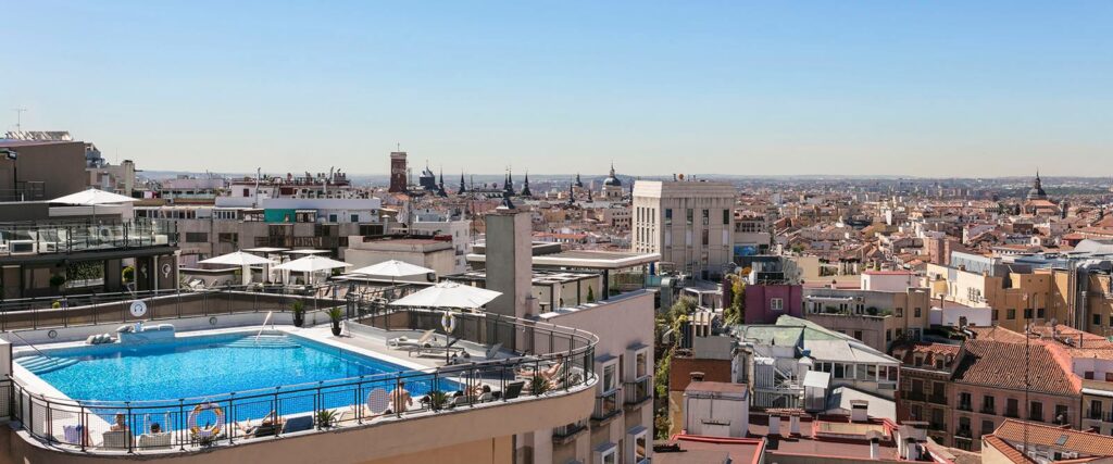 Enjoy a rooftop crawl in Madrid
